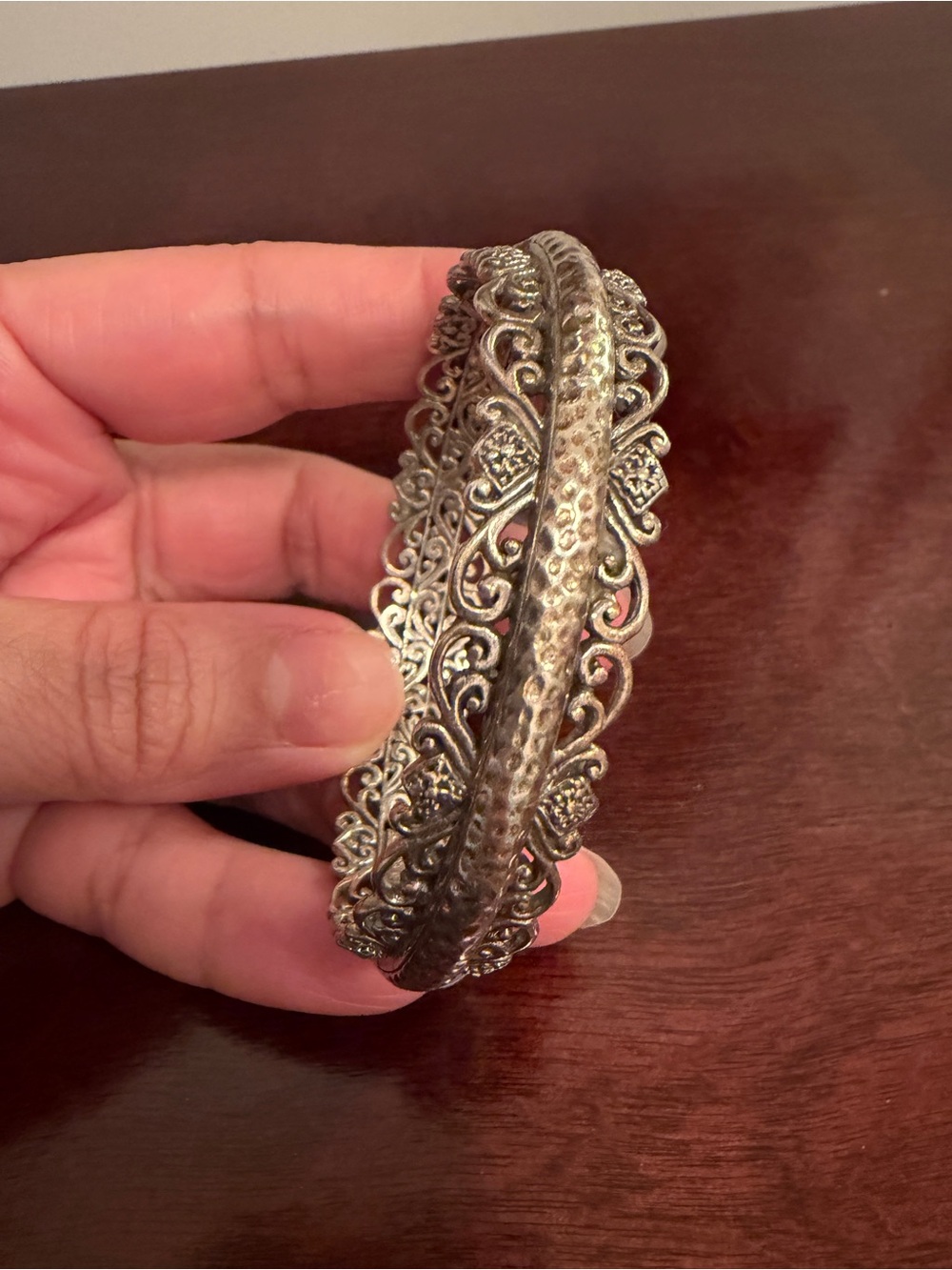sarda sterling silver heavy bangle 42 grams
